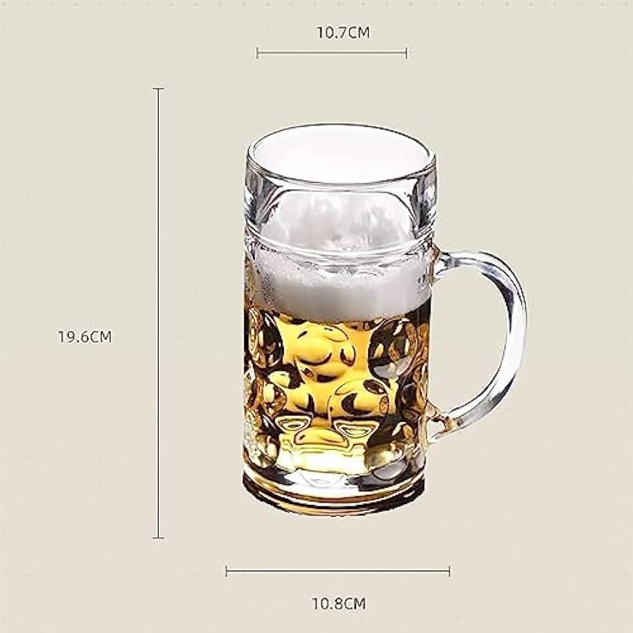 Amazon.co.jp: Temfeoh ビールグラス 割れない ビールジョッキ